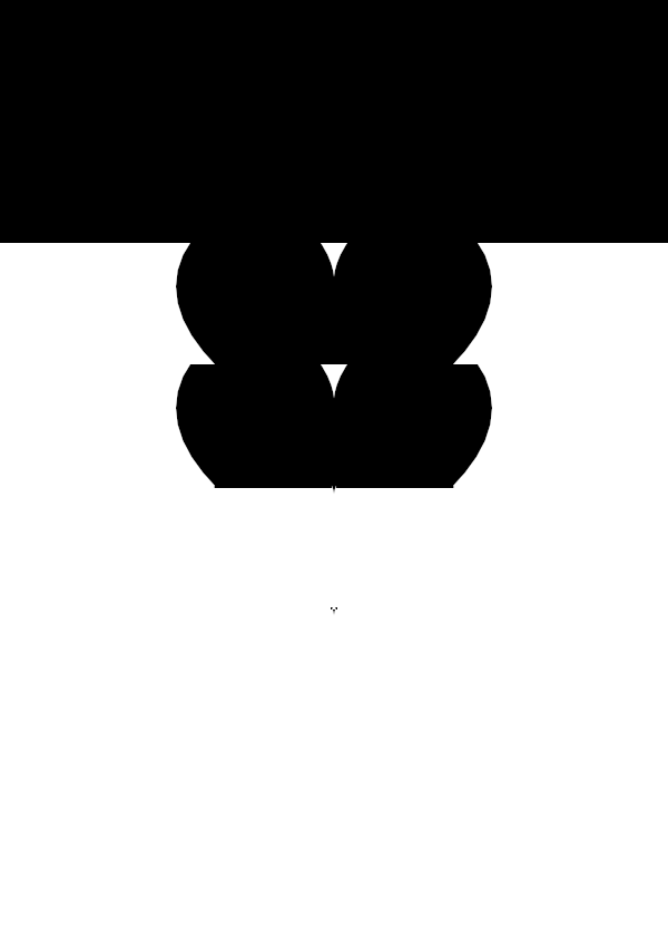 High-contrast single shape card (heart) for a baby of about 3–4 months to look at from 30 cm — black on white, thinnest feature 52.9 mm.